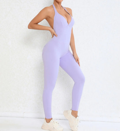 Halter Pocket Jumpsuit - BD WEAR