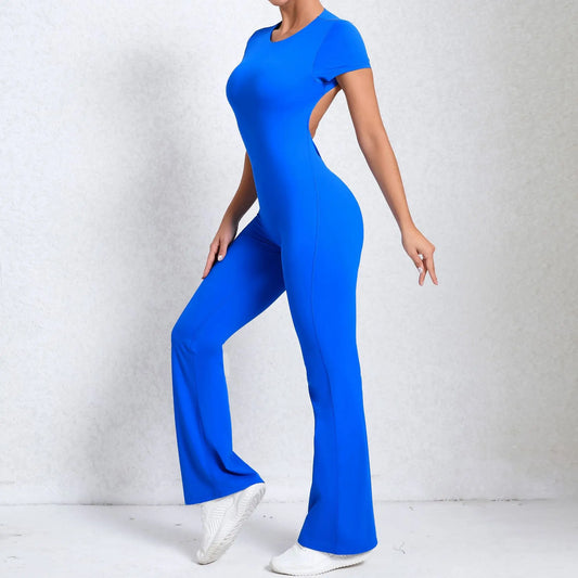 Callista Backless Flared Jumpsuit - BD WEAR