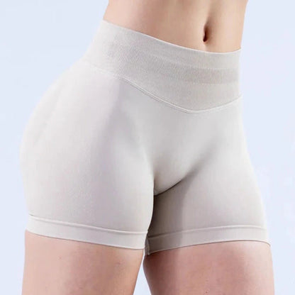 BD WEAR women’s high-waisted Bone athletic shorts 