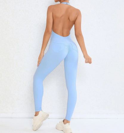 Halter Pocket Jumpsuit - BD WEAR