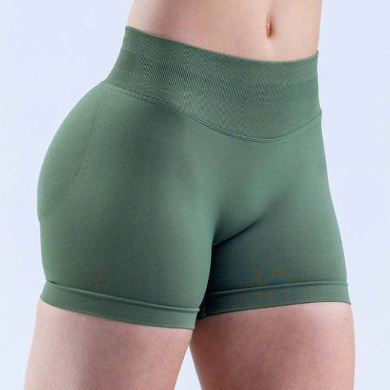 BD WEAR women’s high-waisted Pistachio Green athletic shorts 