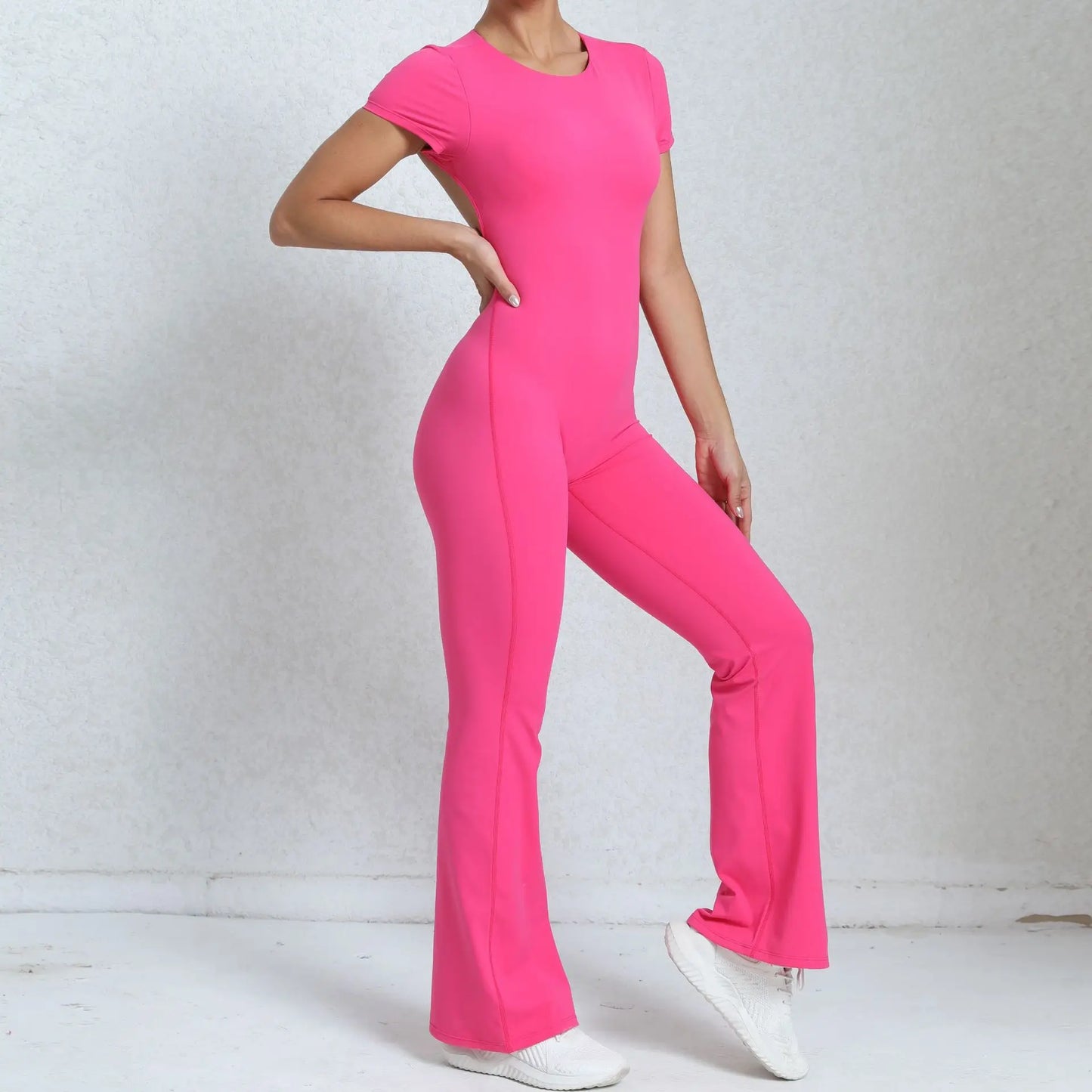 Callista Backless Flared Jumpsuit - BD WEAR