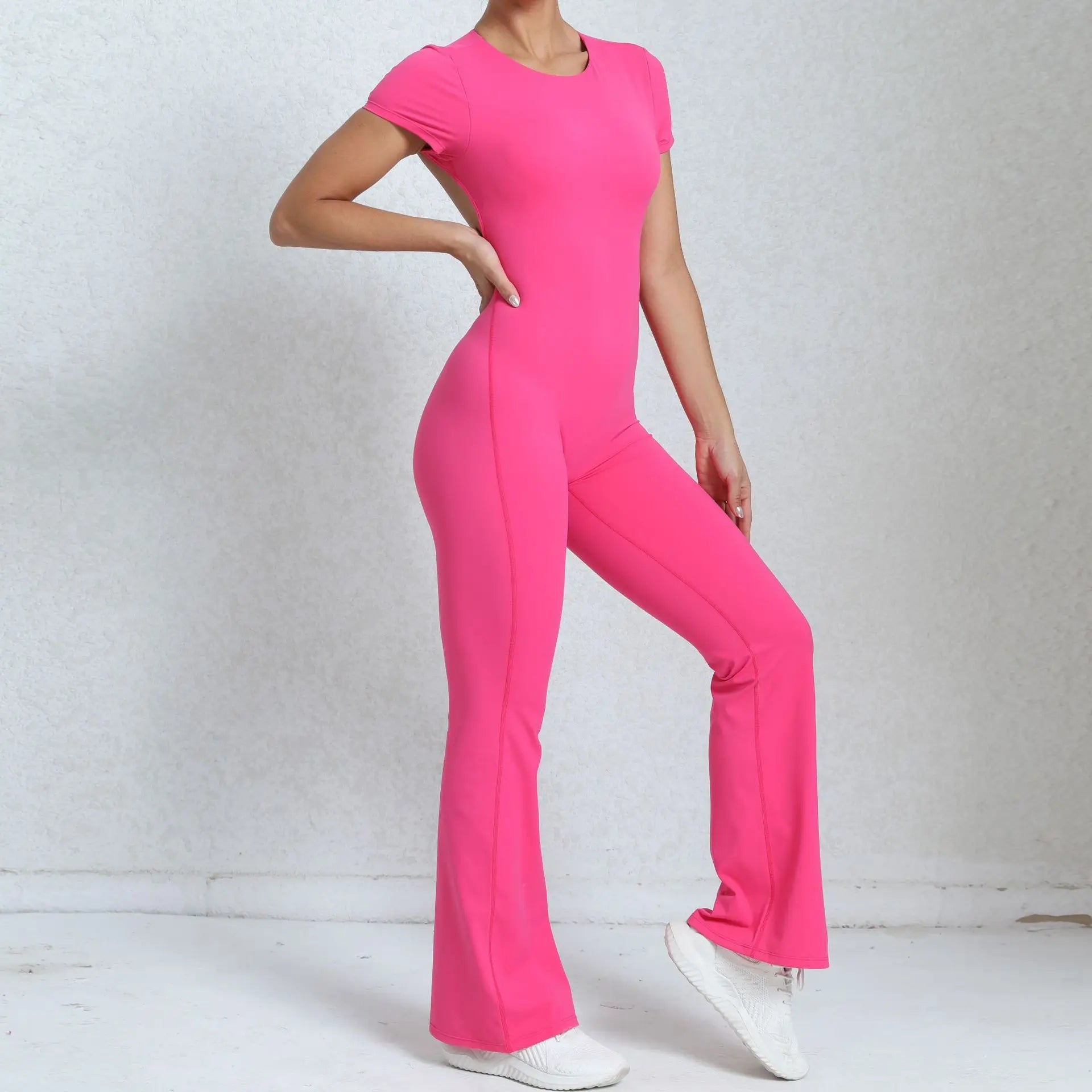 Callista Backless Flared Jumpsuit - BD WEAR