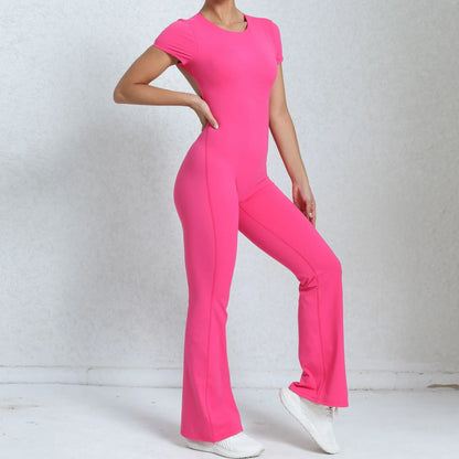 Callista Backless Flared Jumpsuit - BD WEAR