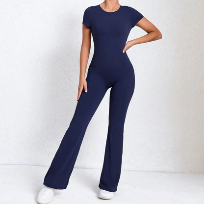 Callista Backless Flared Jumpsuit - BD WEAR