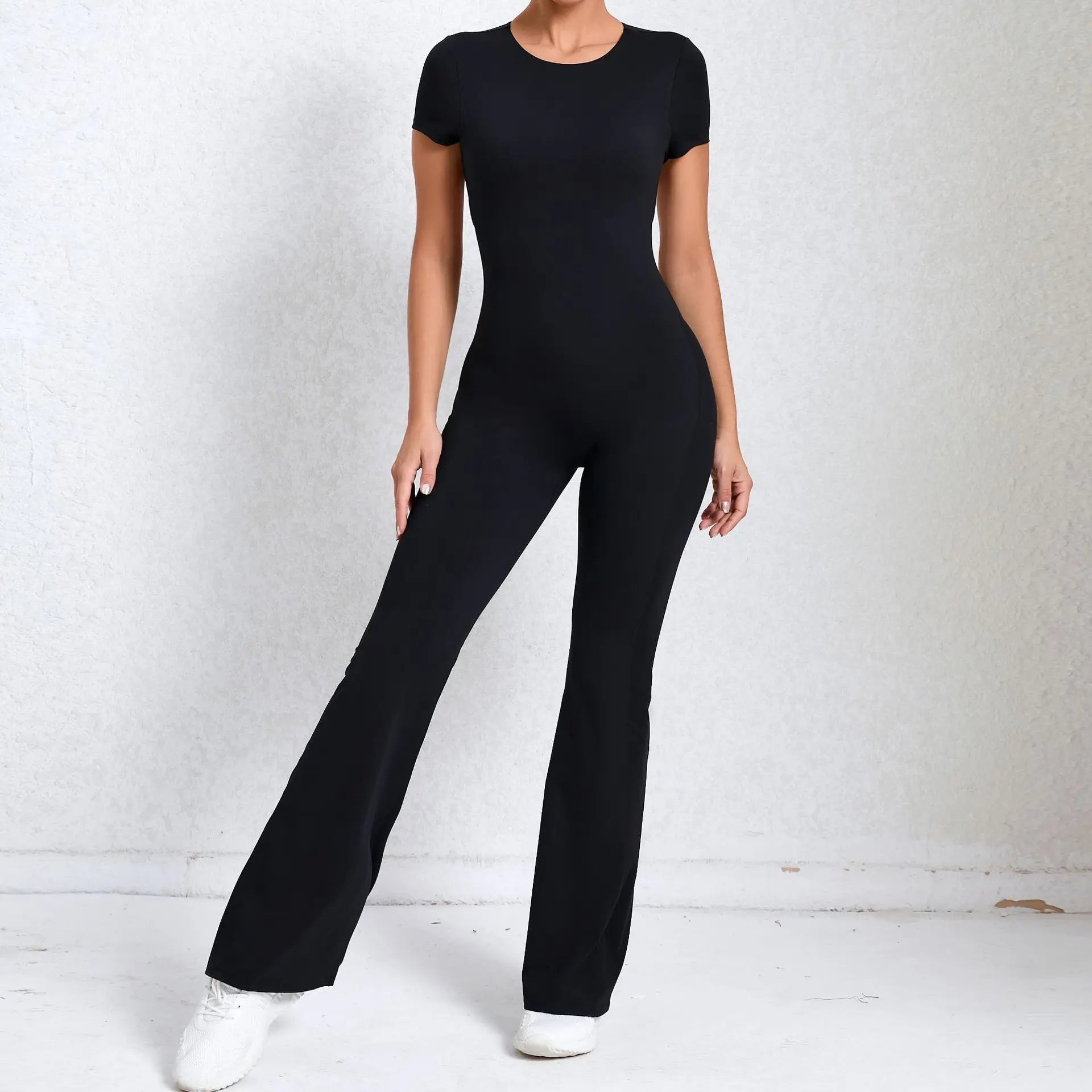 Callista Backless Flared Jumpsuit - BD WEAR